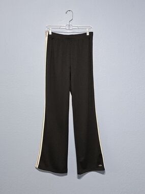 C9 by Champion Black Track Pants with Cream Side Stripes